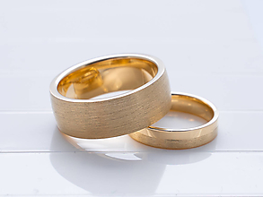 Prstene - Obrúčky z 18 karátového zlata - 13175655_