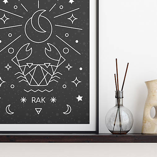 Grafika - RAK, čierny print - 13174866_