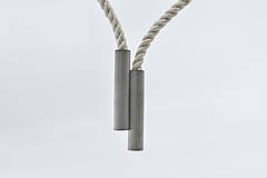 Náhrdelníky - Extreme tubes - betónový náhrdelník - 13173033_