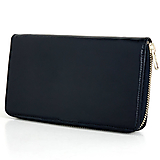 Peňaženky - Dámska nákupná kožená peňaženka v čiernej farbe - 13172262_