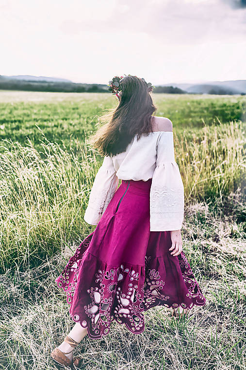 madeirová sukňa Poľana