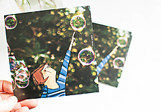 Papier - Eco-pohľadnica "Bublina" - 13174471_