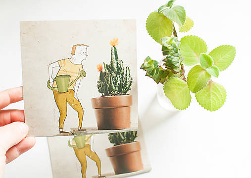 Papier - Eco-pohľadnica "Zakvitol!" - 13174478_