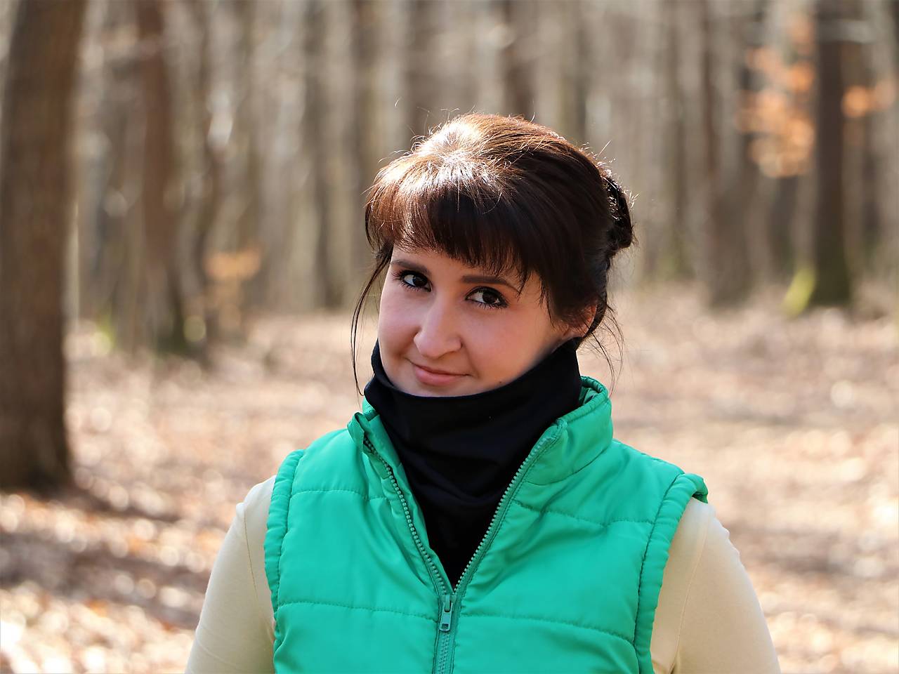 Multifunkčná šatka čierna