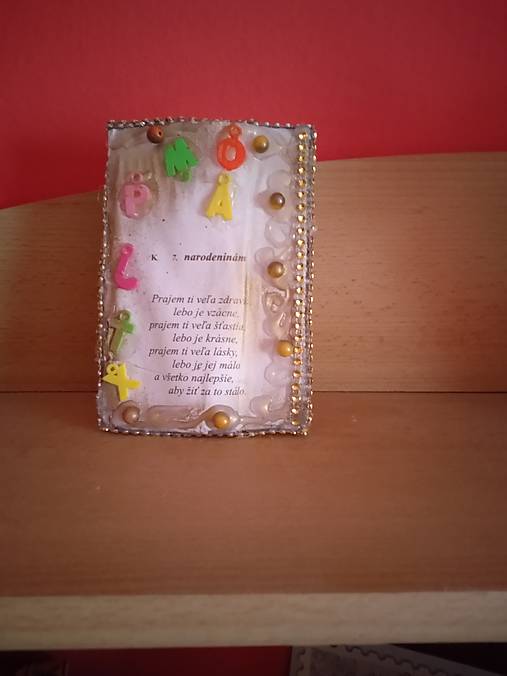 Blahoželanie k sviatku na zákazku