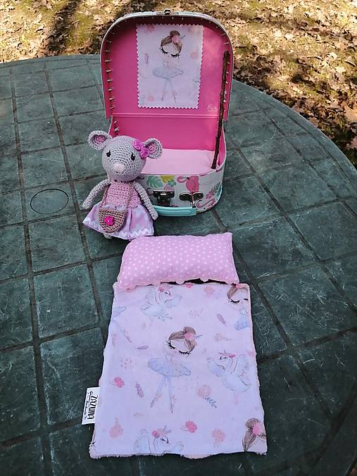 Hračky - Myška Zara v mini kufríku - 13177610_