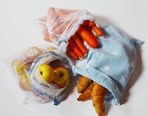 Úžitkový textil - Zero waste sada (Lesná) - 13177473_