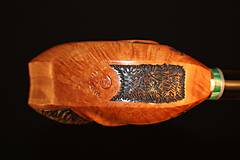 Pánske doplnky - Štýlová fajka z briárového dreva #2106 - 13175835_