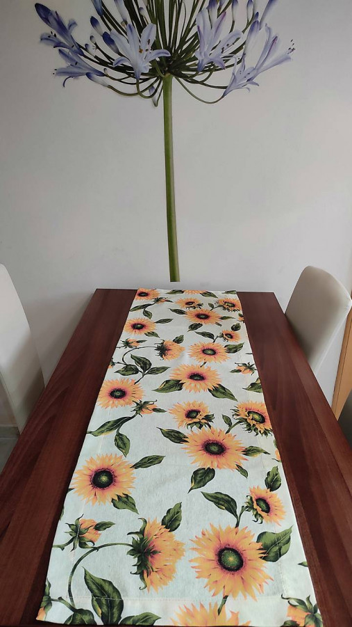 Úžitkový textil - obrus-slnečnice - 13181385_