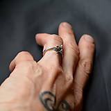 Prstene - Prsten modrý zvonček - 13182788_
