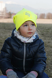 Detské čiapky - Detská trendy čiapka - NEON - 13183040_