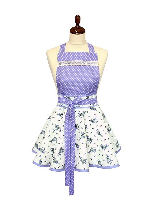 Iné oblečenie - Lally chic zástera LEVANDUĽA - 13184945_