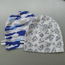 Detské čiapky - Detská čiapka pre dievča aj chlapca rôzne farby (30cm maskáč modrý) - 13189242_