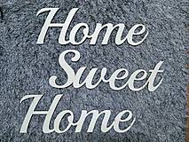 Dekorácie - Home Sweet Home - nápis z dreva - 13189397_
