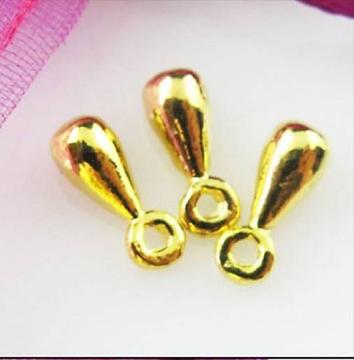 Komponenty - Prívesok slza mini 2,5 x 7 mm, 10 ks - 13186243_