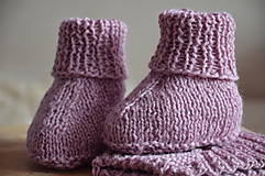 Detské topánky - Ponožky detské (11 cm - Ružová) - 13192201_