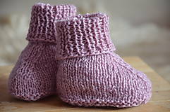 Detské topánky - Ponožky detské (11 cm - Ružová) - 13192203_