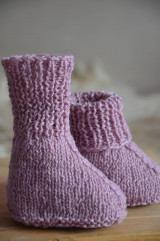 Detské topánky - Ponožky detské (11 cm - Ružová) - 13192205_