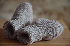 Detské topánky - Ponožky detské (8 cm - Béžová) - 13192225_