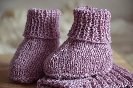 Ponožky detské (11 cm - Ružová)