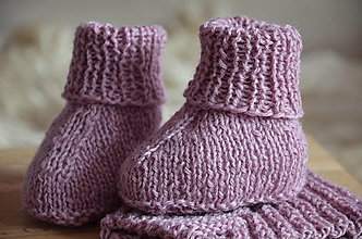 Detské topánky - Ponožky detské (11 cm - Ružová) - 13192199_