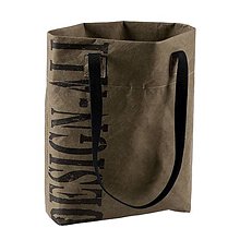 Veľké tašky - Dámská kabelka VILMA z vegánskej kože (TAJGA, s potlačom Design-Ali) - 13196113_