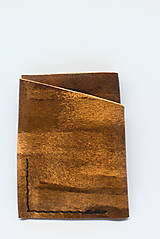 Peňaženky - kožená minimalistická origami peňaženka (Pestrofarebná) - 13198652_