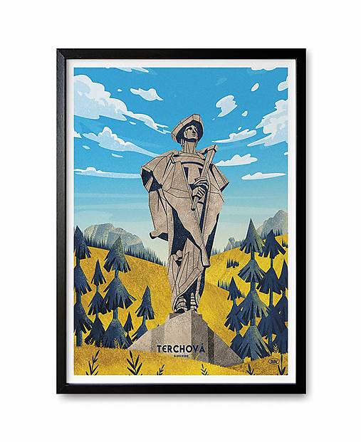 Grafika - Poster Terchová - 13196948_
