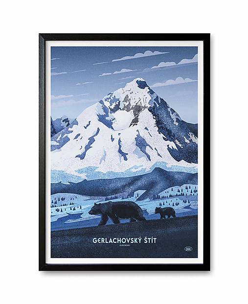 Grafika - Poster Gerlachovský štít - 13196951_