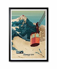 Grafika - Poster Lomnický štít - 13197110_