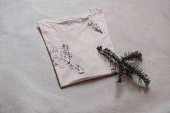 Pánske oblečenie -  Pánske organické tričko - vetvičky  - 13203098_