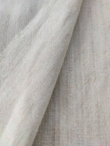 Textil - VLNIENKA výroba na mieru 100 % prírodný ľan ručne tkaný a ručne pradený - 13200566_