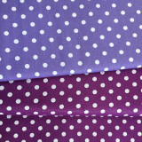 Textil - fialové bodky, 100 % bavlna Čechy, šírka 140 cm - 13199052_