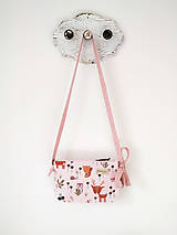 Detské tašky - Detská kabelka Les na ružovej - 13198951_