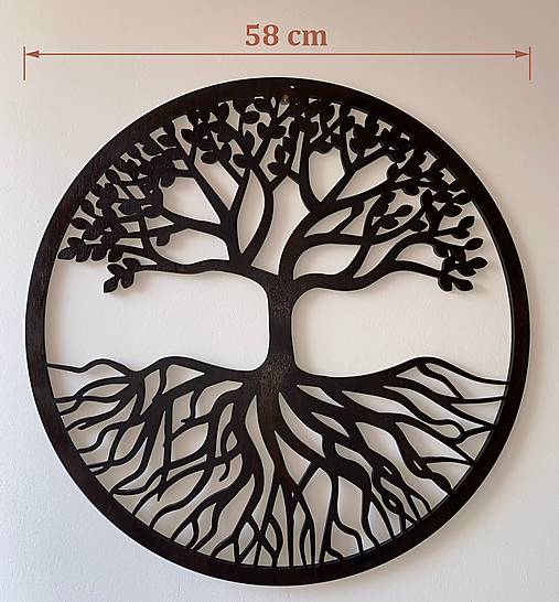 Strom života 58 cm (odtieň palisander) 