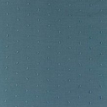 Textil - jemný splývavý polopriehľadný bavlnený batist, 100 % bavlna, šírka 145 cm  (tlmená modrá) - 13203650_