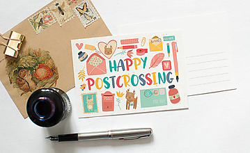 Papier - Pohľadnica "Postcrossing" - 13205689_