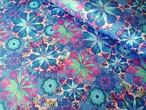 Textil - Bavlnená látka Venice Lapis - 13208258_