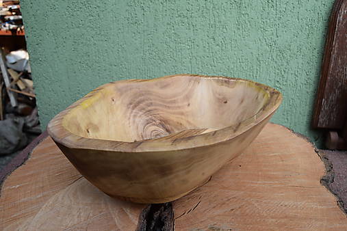 Nádoby - Orechová miska, natur 4 - 13206954_