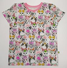 Detské oblečenie - Detské tričko mačičky - 13209151_