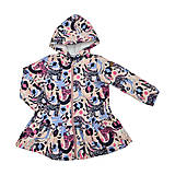 Detské oblečenie - Detská softshell bunda s volánmi - jungle - 13209689_