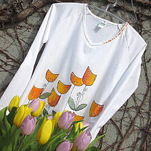 Topy, tričká, tielka - Veselé tričko na jar...M - 13211658_