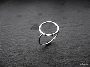 Prstene - Strieborný 925 prsten Karma Circle - 13210338_
