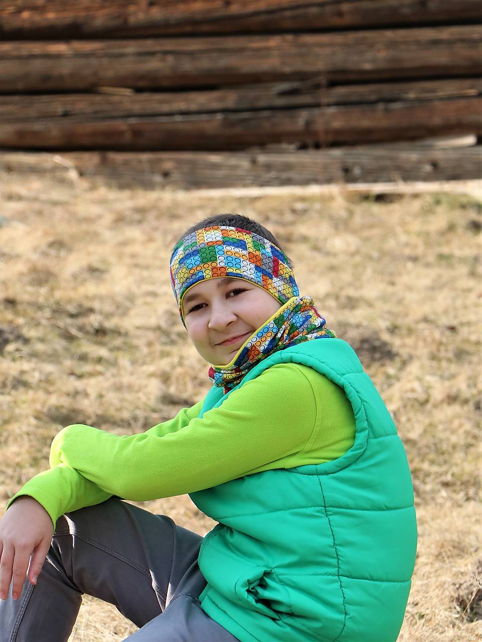 Úpletová čelenka stavebnica