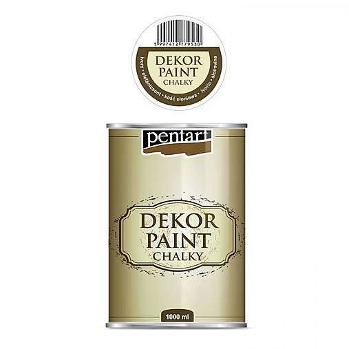 Dekor paint soft chalky, 1000 ml, kriedová farba (slonovina)