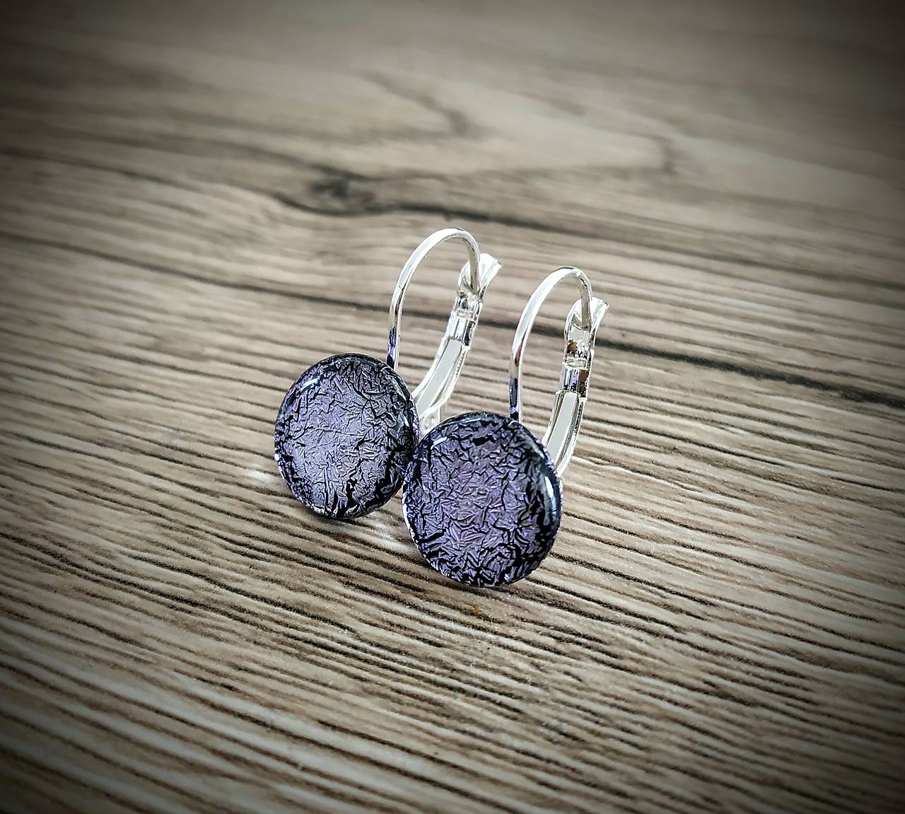 Náušnice Frost Violet