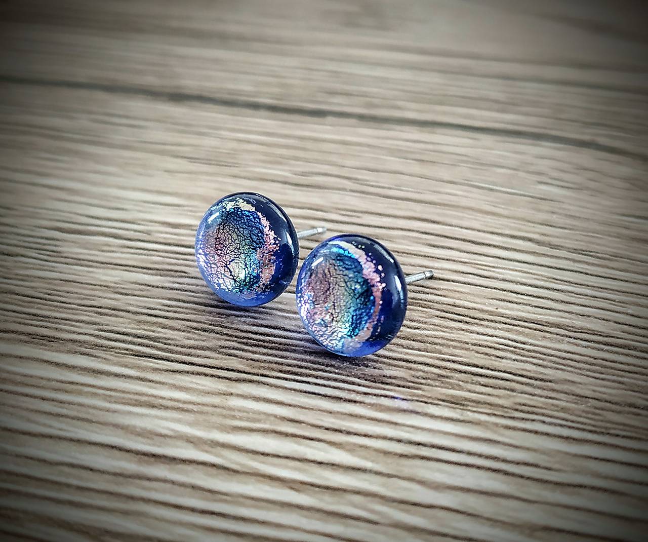 Náušnice Ružová lagúna