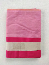 Úžitkový textil - Posteľné obliečky LUX  140 x 200 CM/ 70 x 90 cm Kárované červeno oranžovo ružové - 13216594_