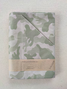 Úžitkový textil - Posteľné obliečky LUX  140 x 200 CM/ 70 x 90 cm Maskáče Camuflage zeleno šedé - 13216382_