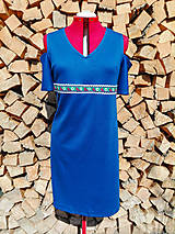 Šaty - Šaty s folklórnou stužkou vzorok -50% 15€ - 13215243_